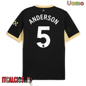 Manchester City Elliot Anderson #5 Seconda Maglia 2026-27 Manica Corta